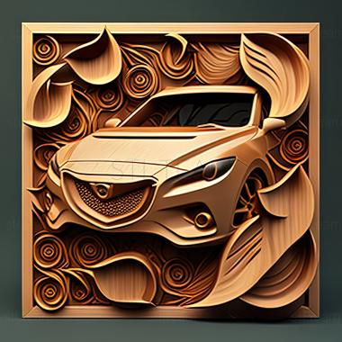 3D модель Mazda2 (STL)